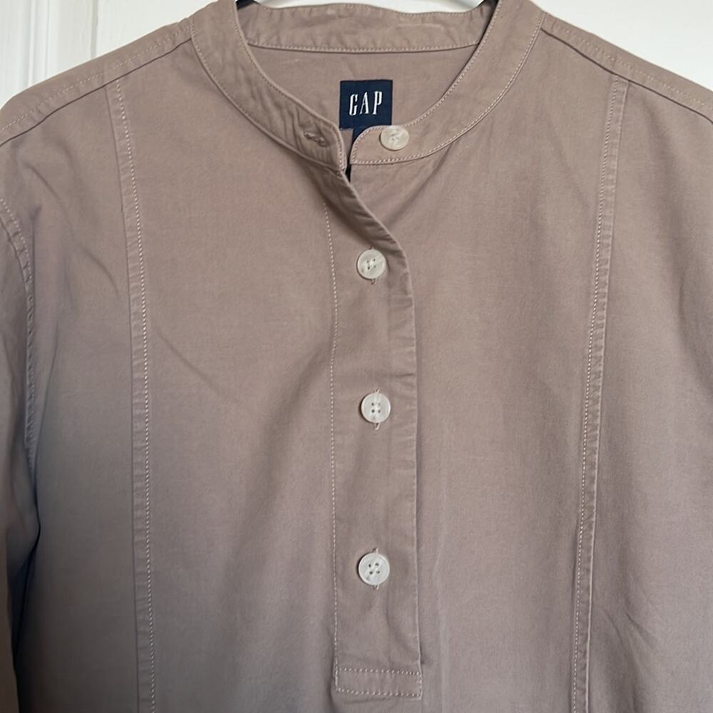 Gap Khaki Dress with pockets Size Small 100% Cotton - Picture 2 of 5